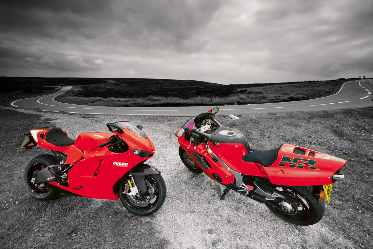 Bloodlust Honda NR750 Vs Ducati Desmo Visordown