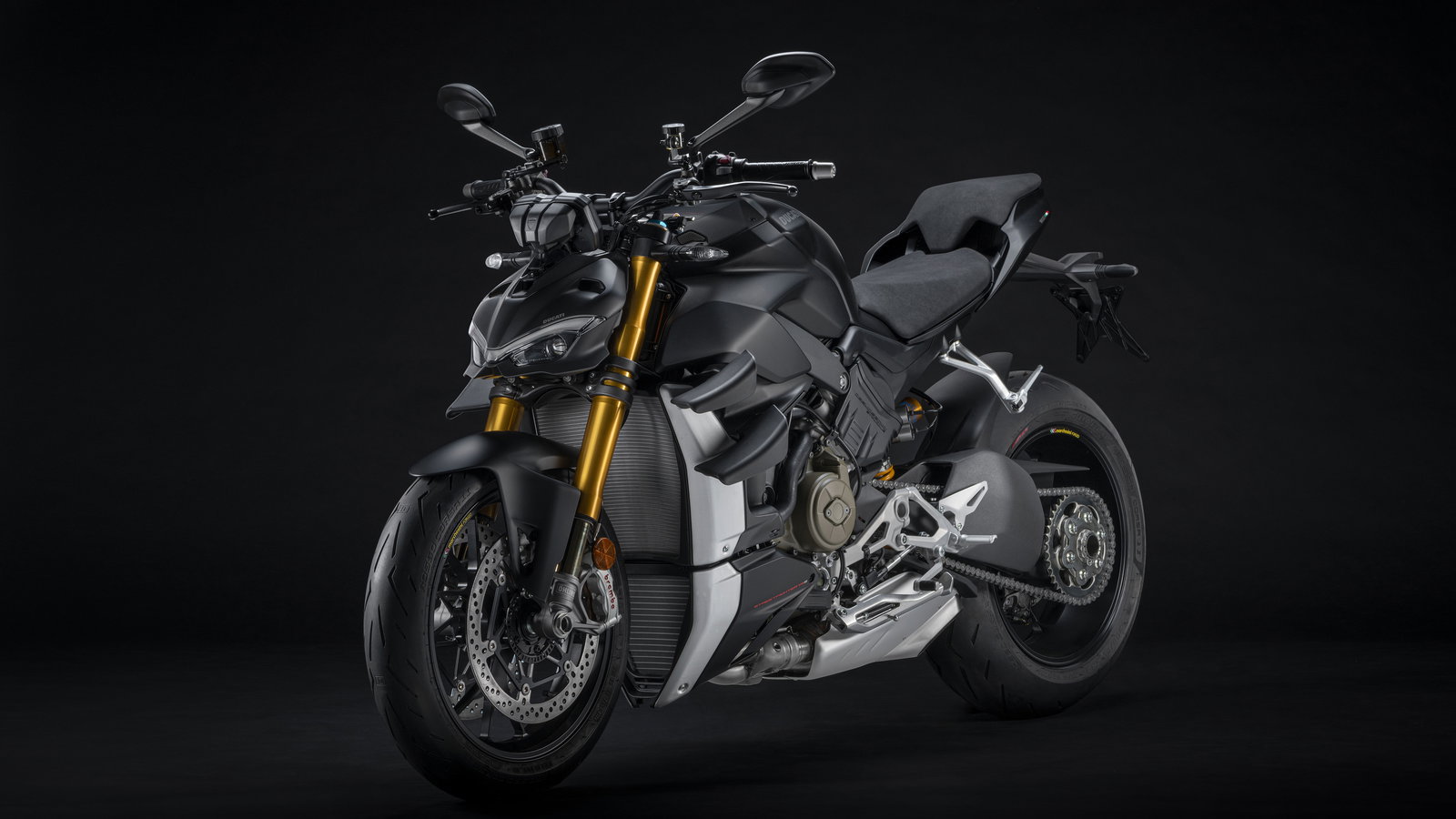 Dark Stealth Ducati Streetfighter V4 S