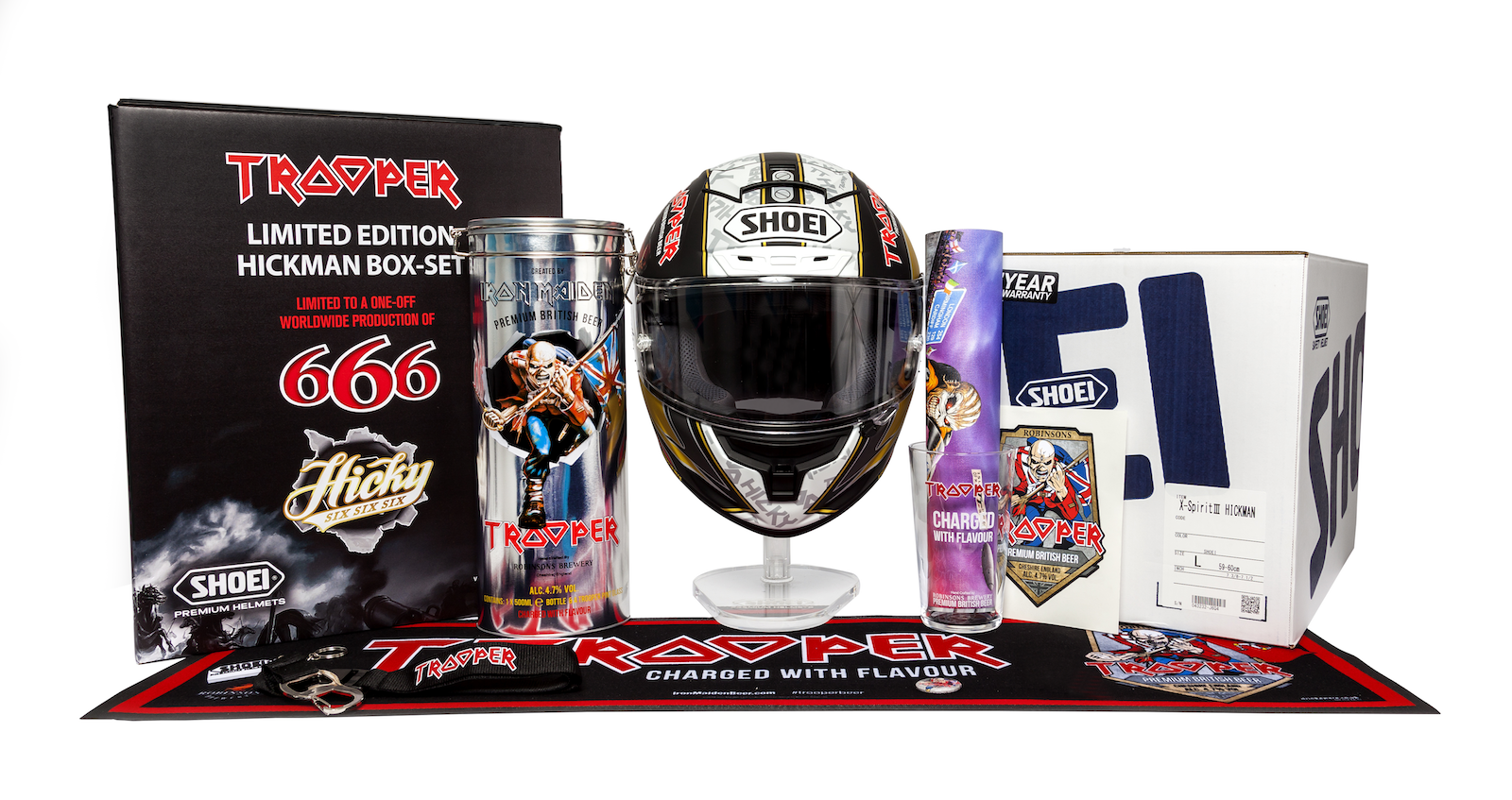 shoei 666 helmet Shoei launches special Hicky replica X-Spirit III gift set