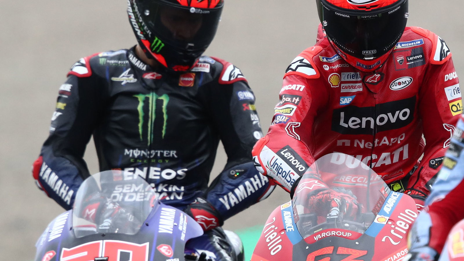 Fabio Quartararo, Pecco Baganaia - Yamaha, Ducati, 2022 MotoGP