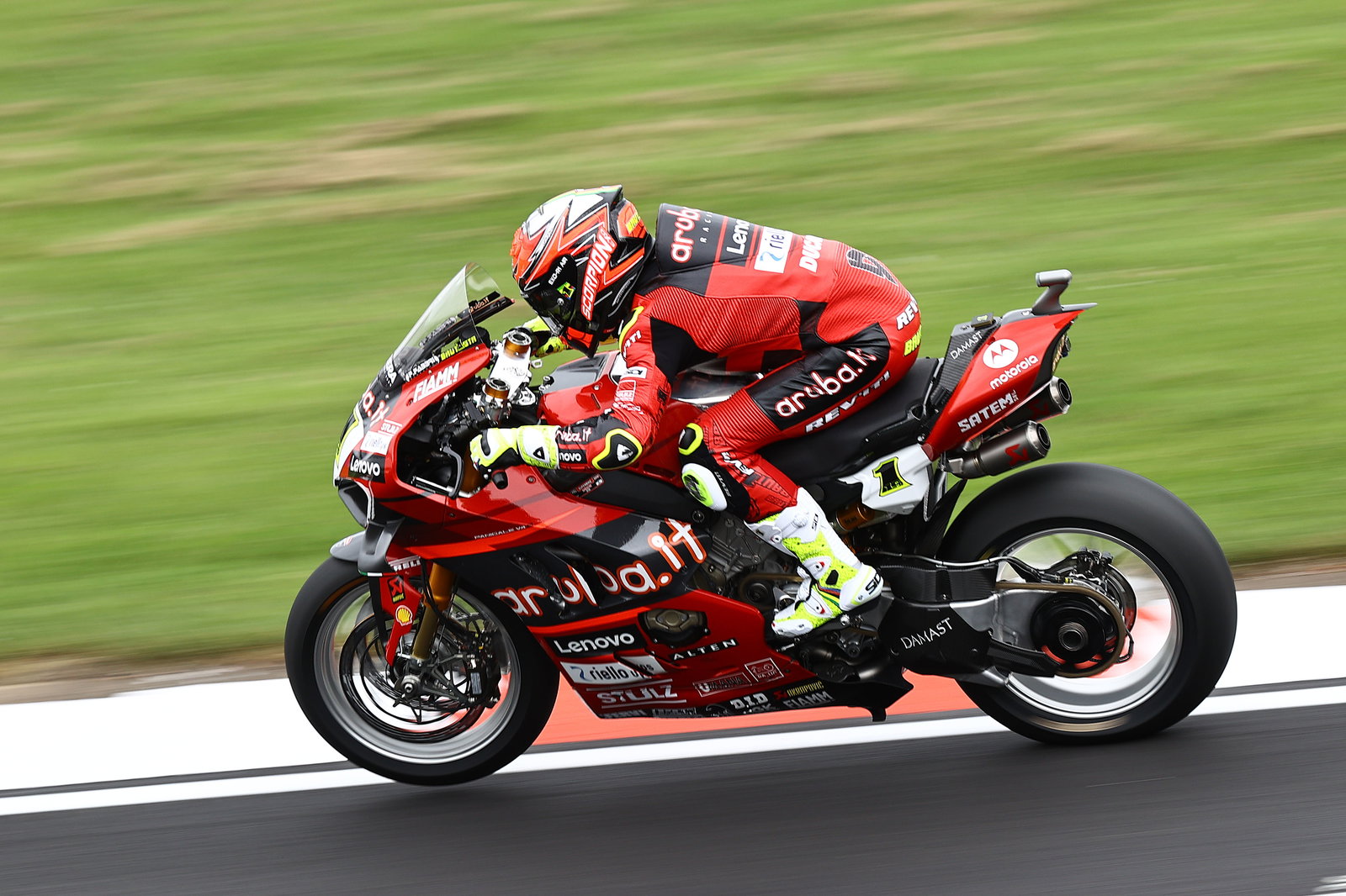 Alvaro Bautista, 2023 UK WorldSBK. - Gold and Goose