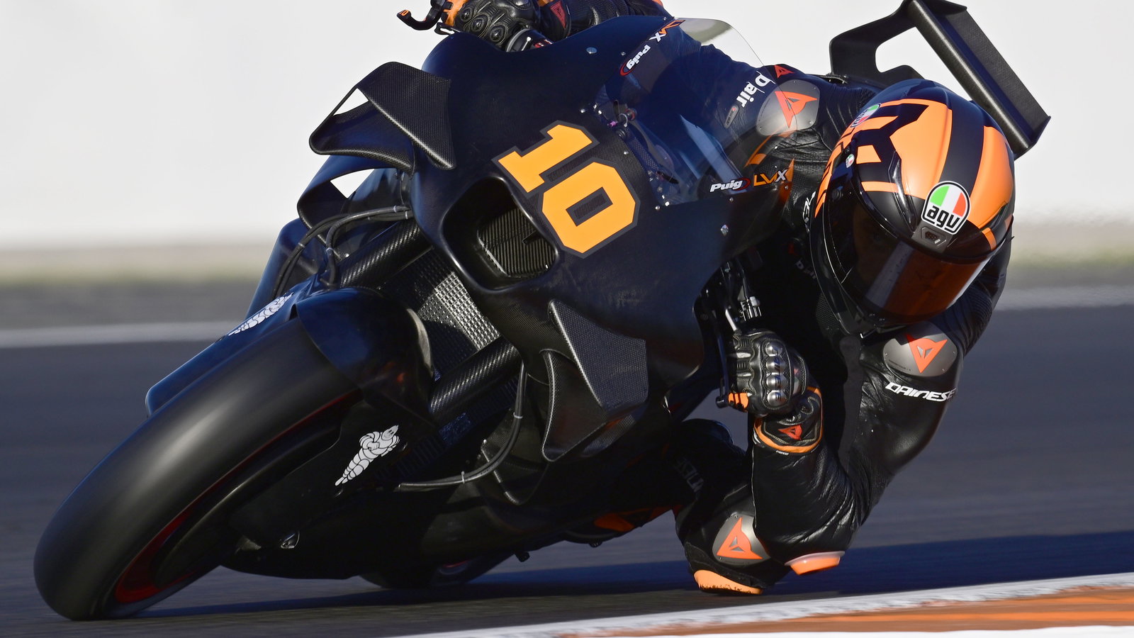 Luca Marini, 2023 MotoGP Valencia Test. - Gold and Goose