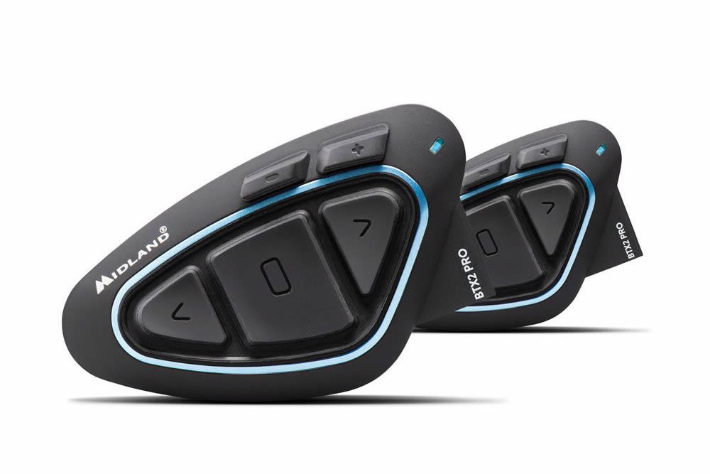 Midland BTX2 Pro Hi-Fi Intercom System - Twin Pack (FOR 2 HELMETS)