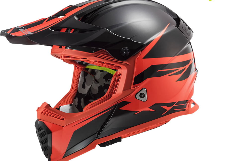 LS2 MX437 Fast Evo Roar Motocross Helmet