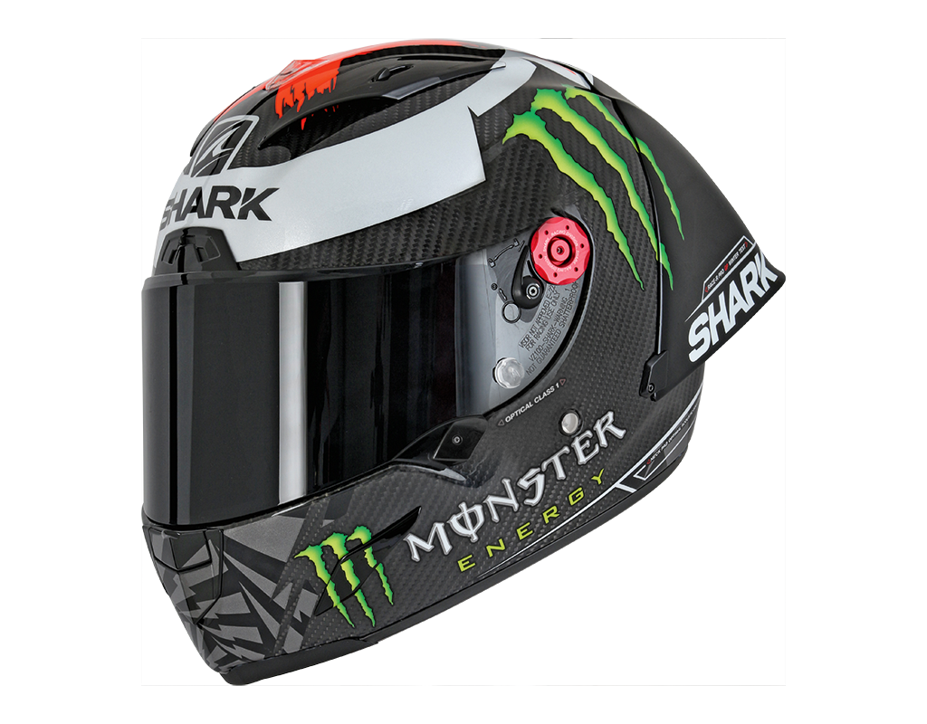 Jorge Lorenzo Winter Test Race R Pro Shark helmet