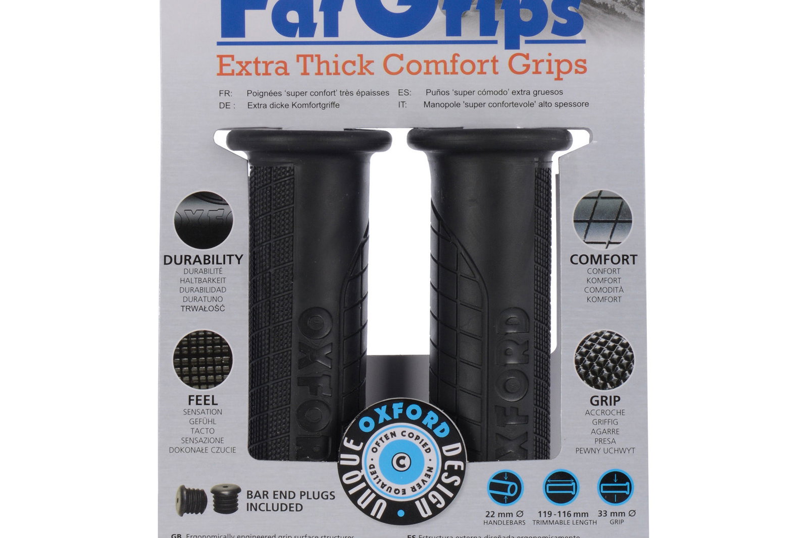 Oxford Motorcycle Fat Grips