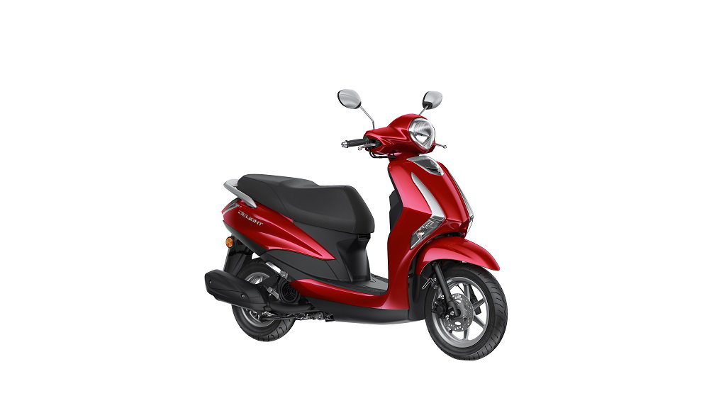 A Yamaha scooter