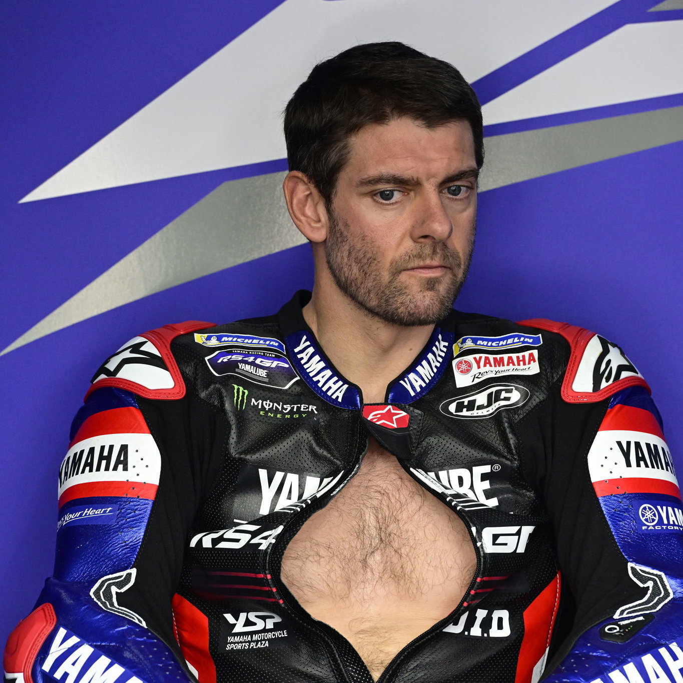 Cal Crutchlow, 2024 MotoGP Qatar Test. - Gold and Goose