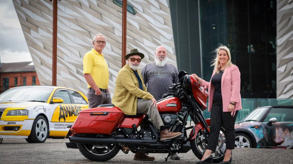 Motorcycle Meet Up at Titanic Belfast