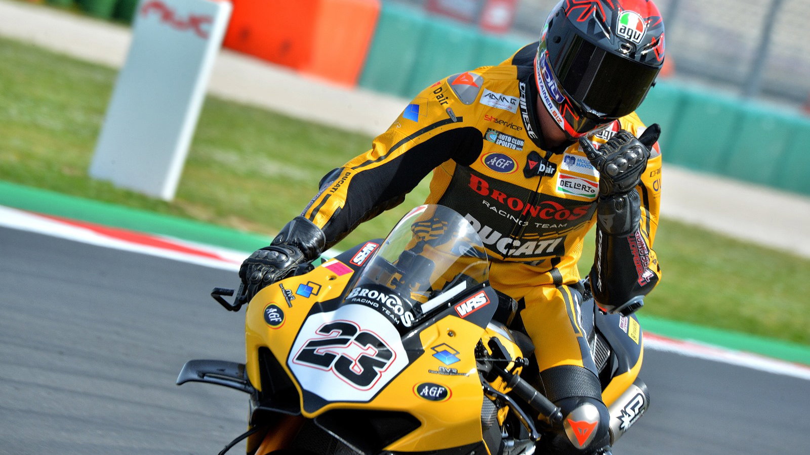 The late racer Luca Salvadori