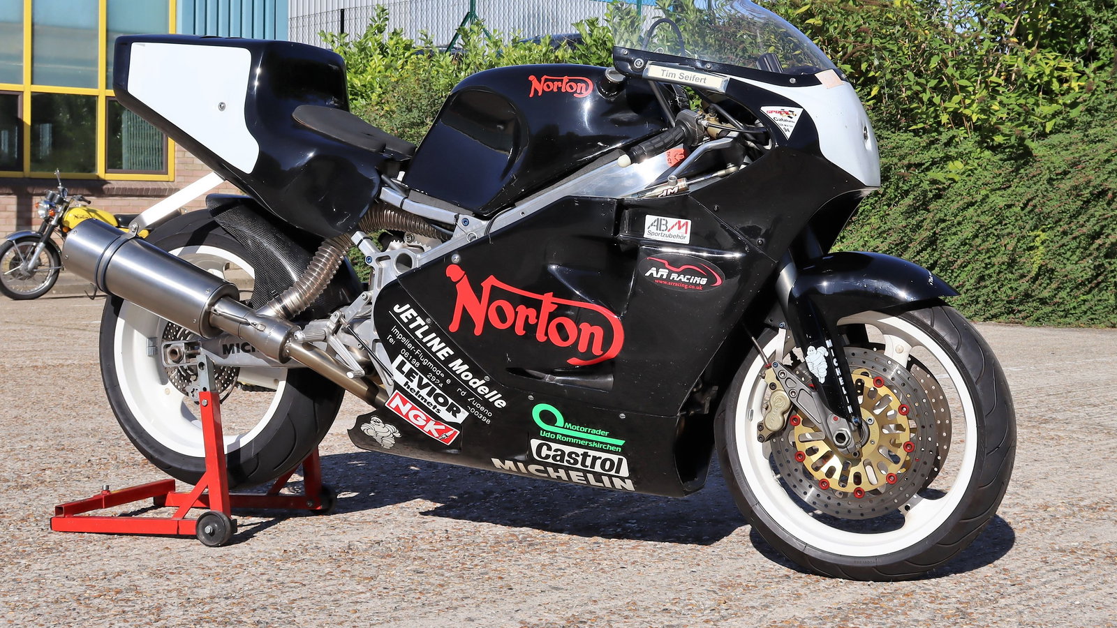 The bike up for auction is the first Norton F1R produced