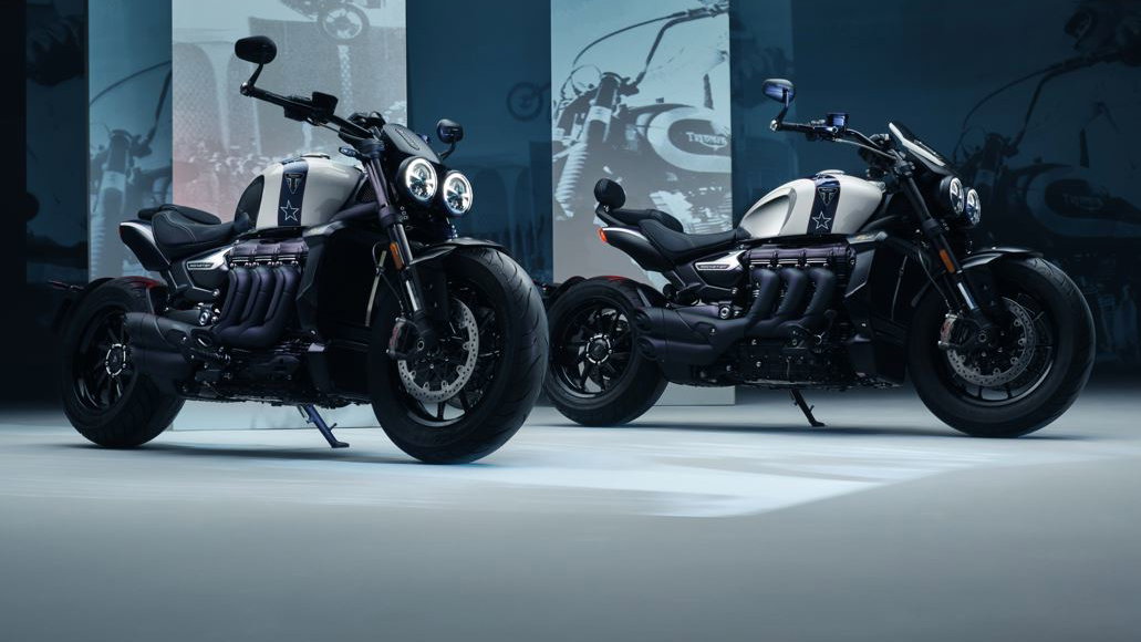 Triumph Rocket 3 and GT Evel Knievel