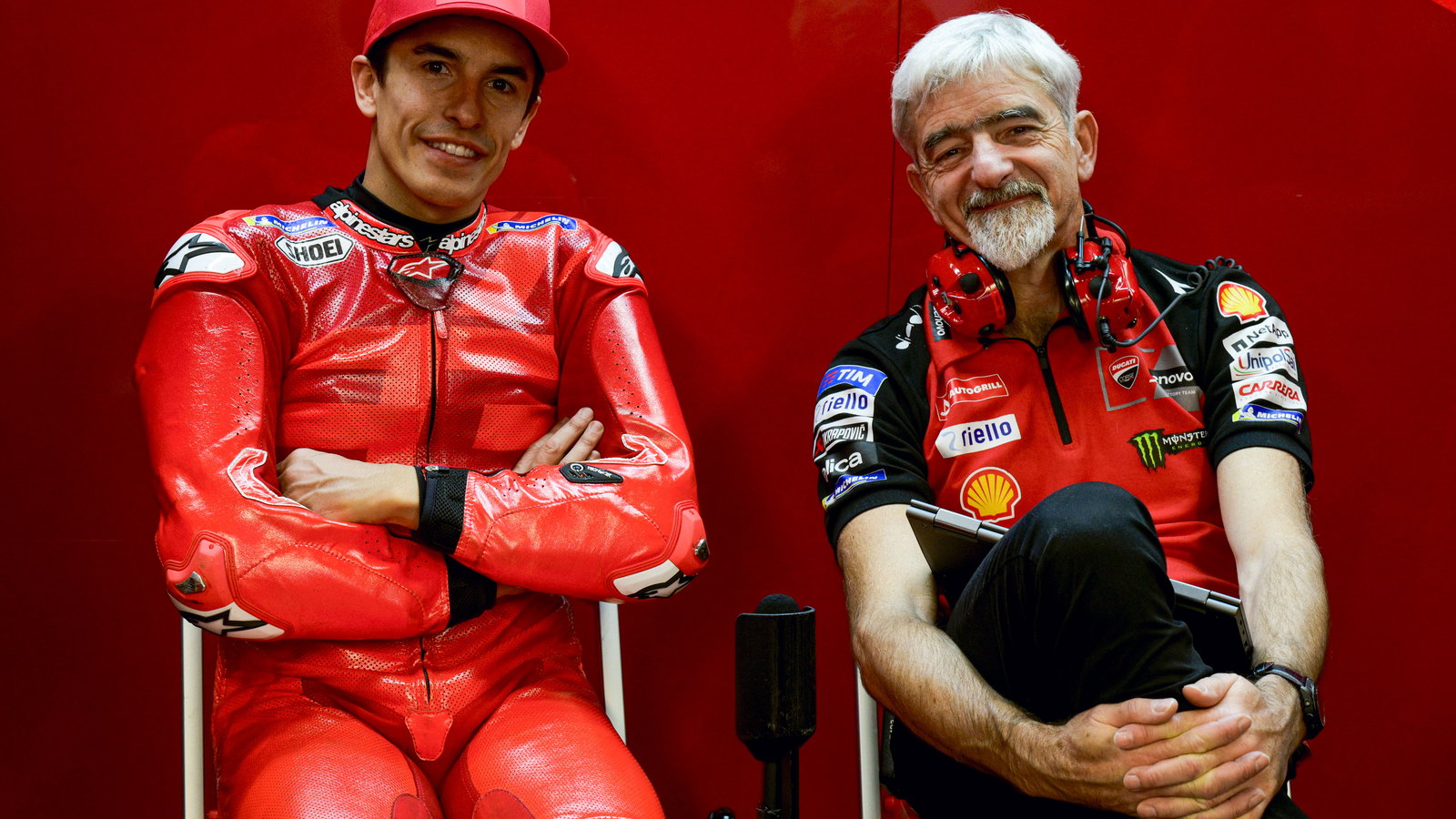 Marc Marquez with Gigi Dall'Igna