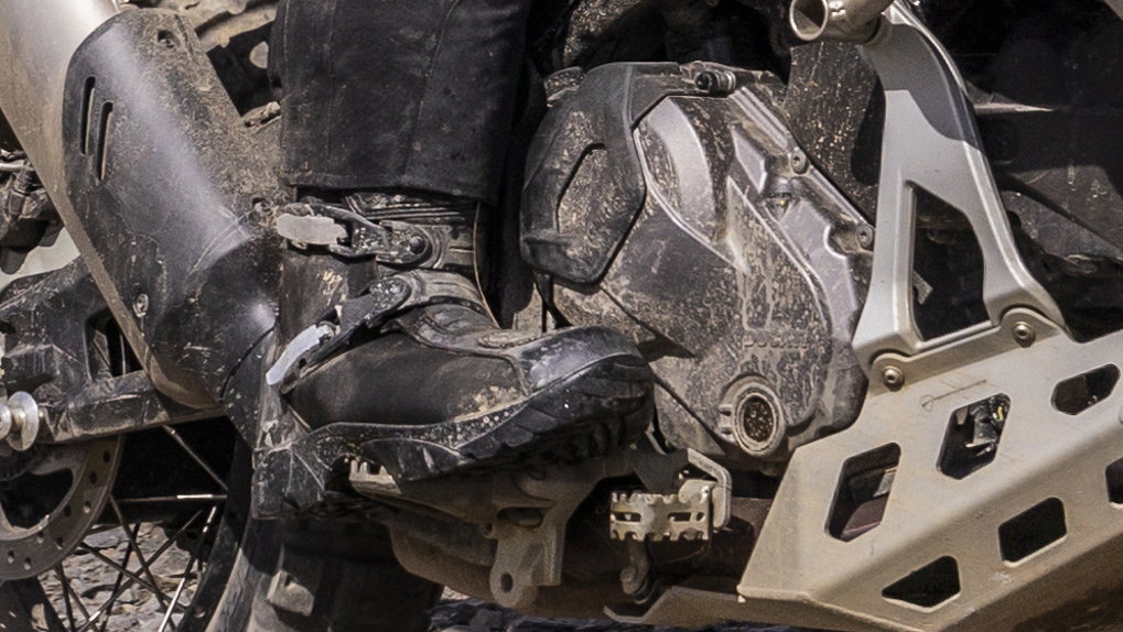 Spada Raider boot worn while trail riding