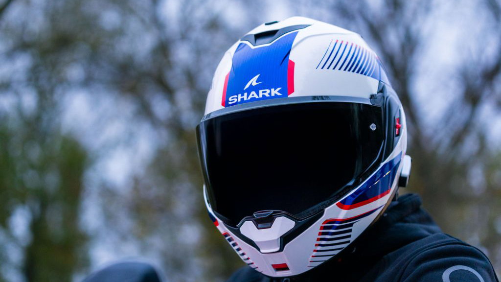 The Shark OXO modular motorcycle helmet