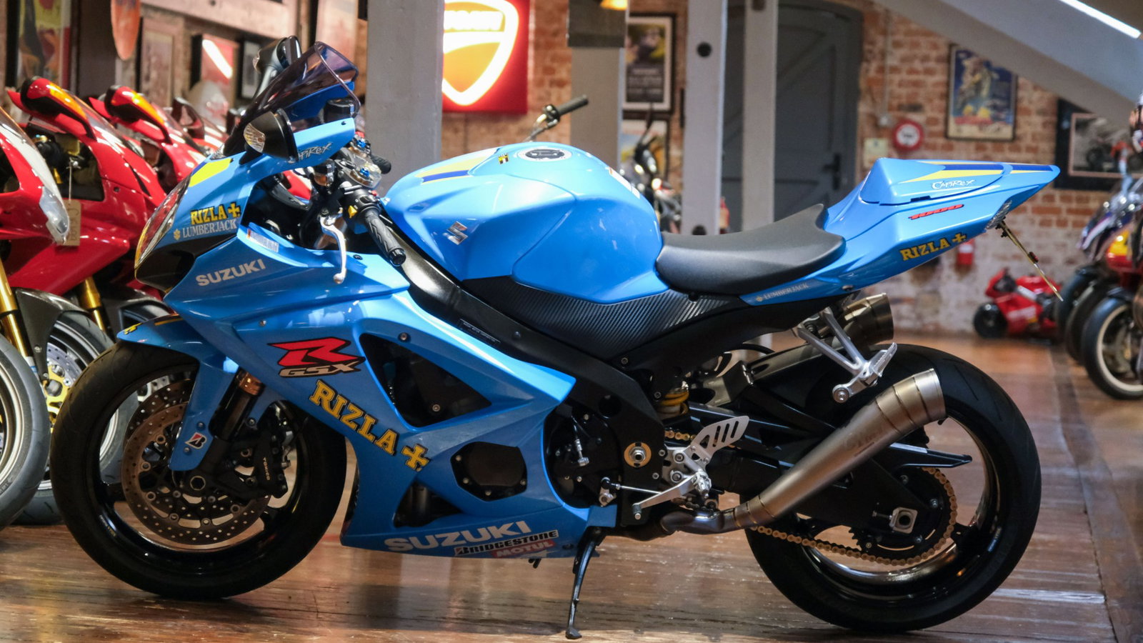 Suzuki GSX-R1000 Rizla MotoGP; photo credit - The Bike Specialists