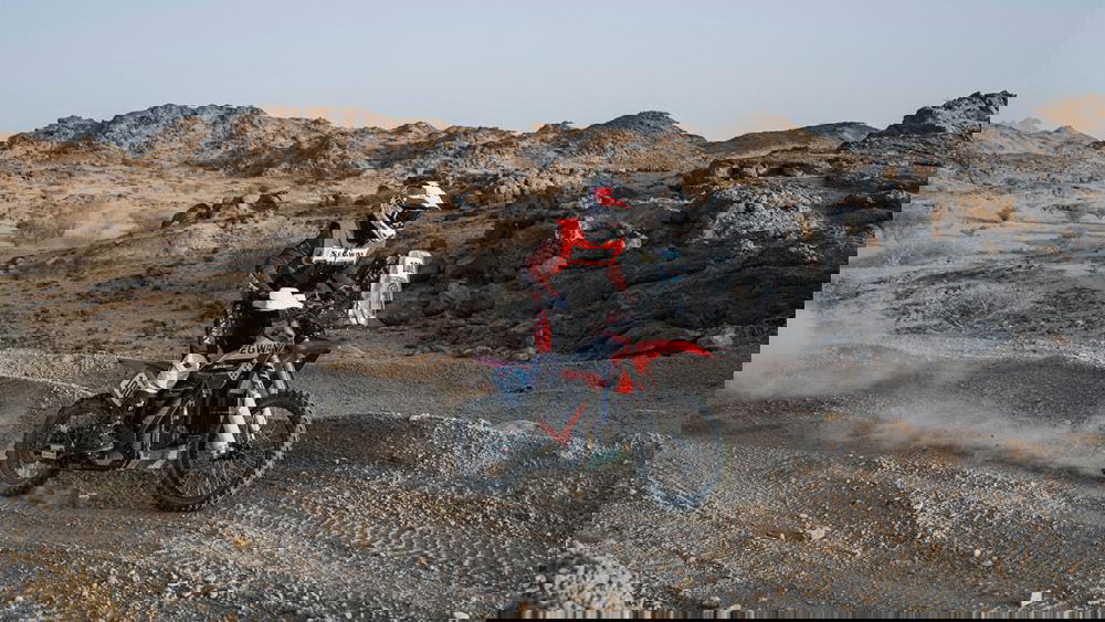 The Segway X1000 competing in the Dakar Rally