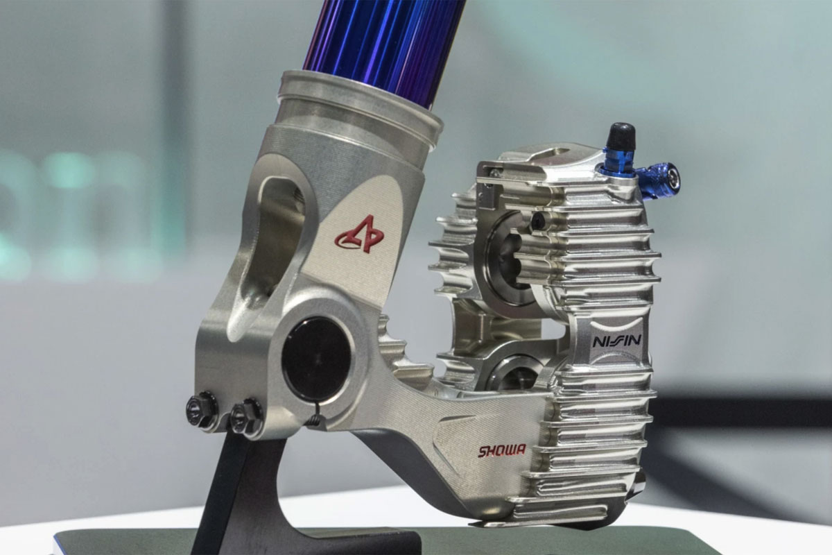 Showa and Nissin Create Integrated Fork and Caliper | Visordown