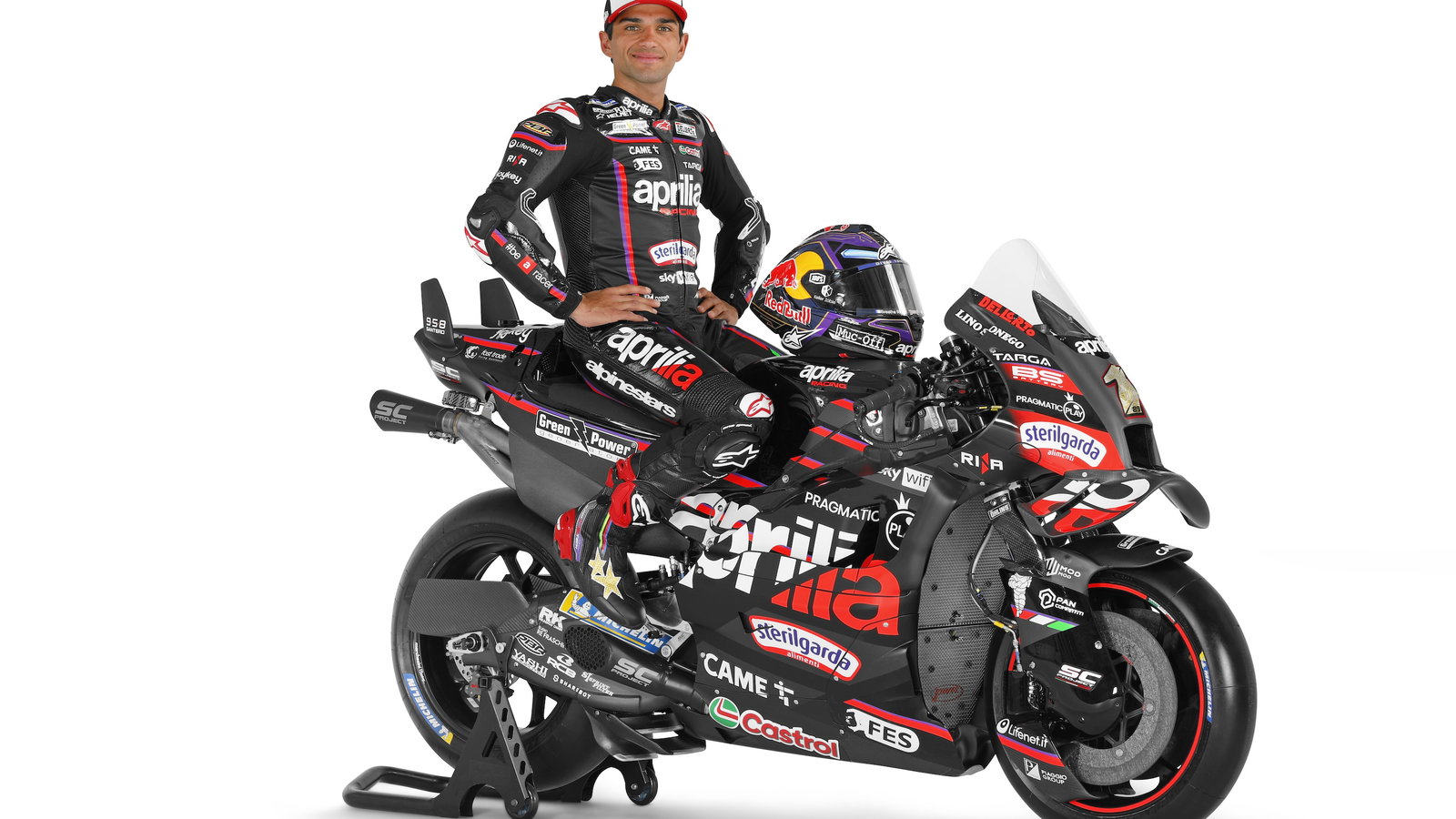 Jorge Martin on the 2025 Aprilia RSGP MotoGP bike