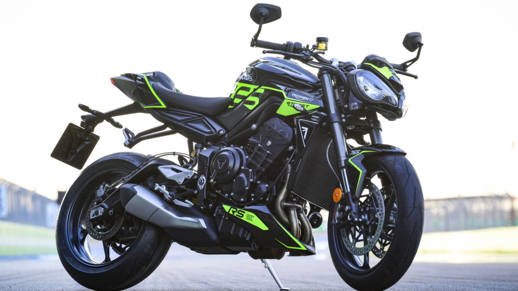 The Triumph Triple Trophy Street Triple 765 RS