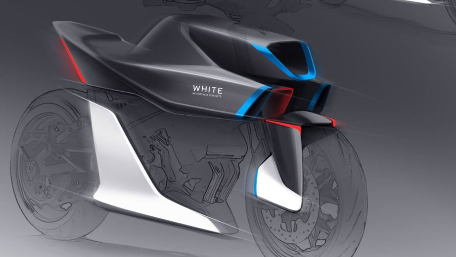 White Motorcycles Concept