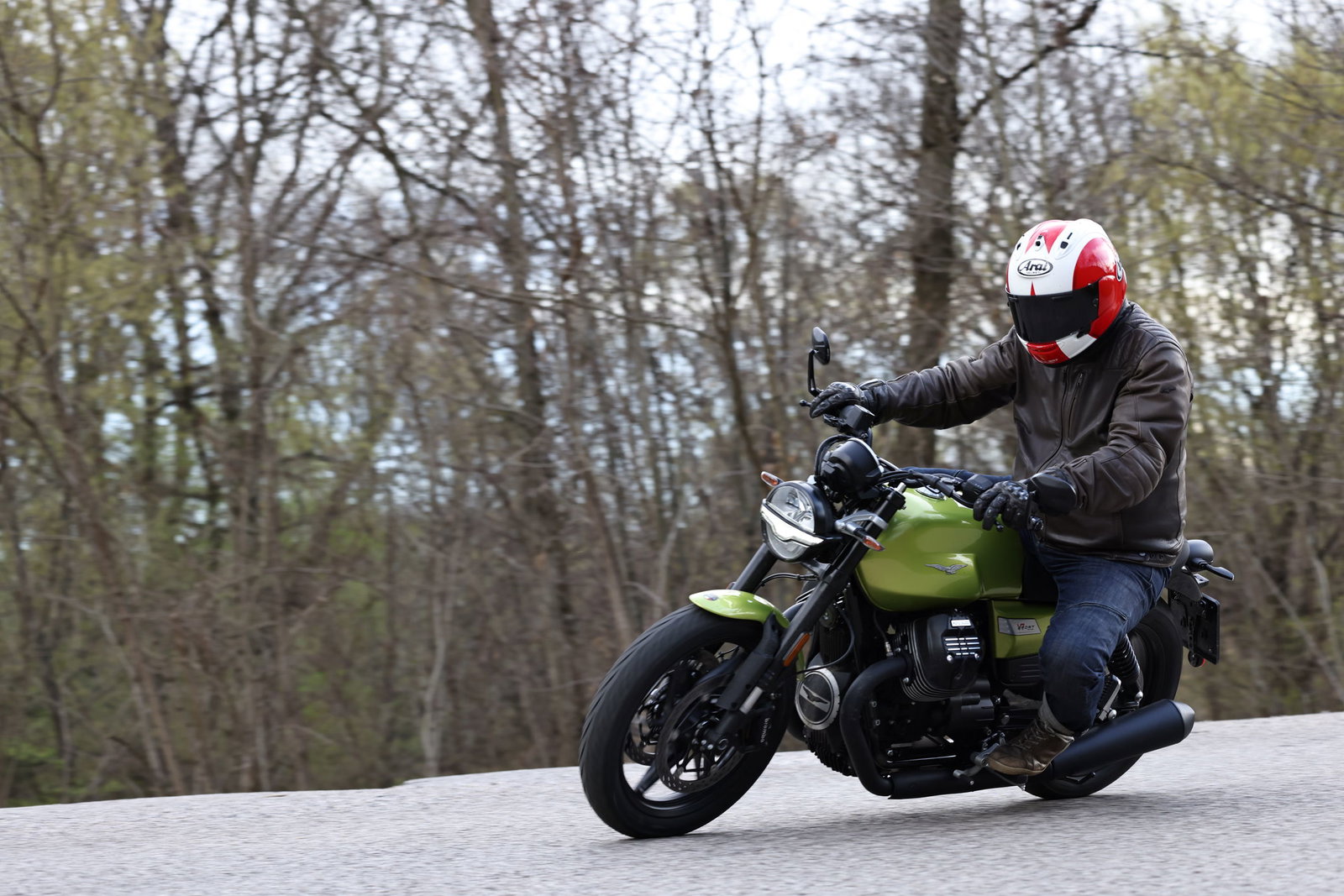 The V7 Sport - riding
