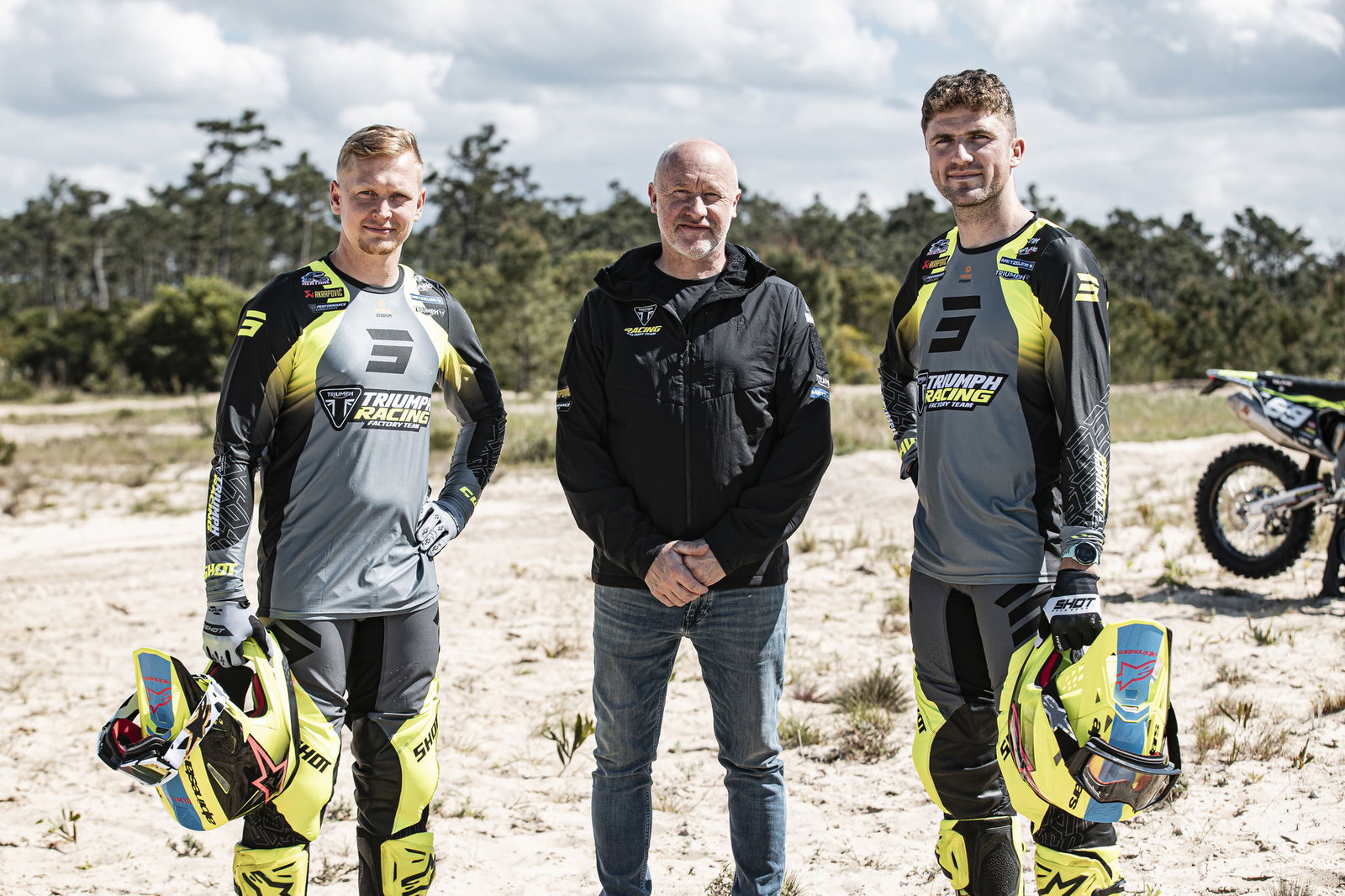 The new Triumph Factory Racing Enduro Team