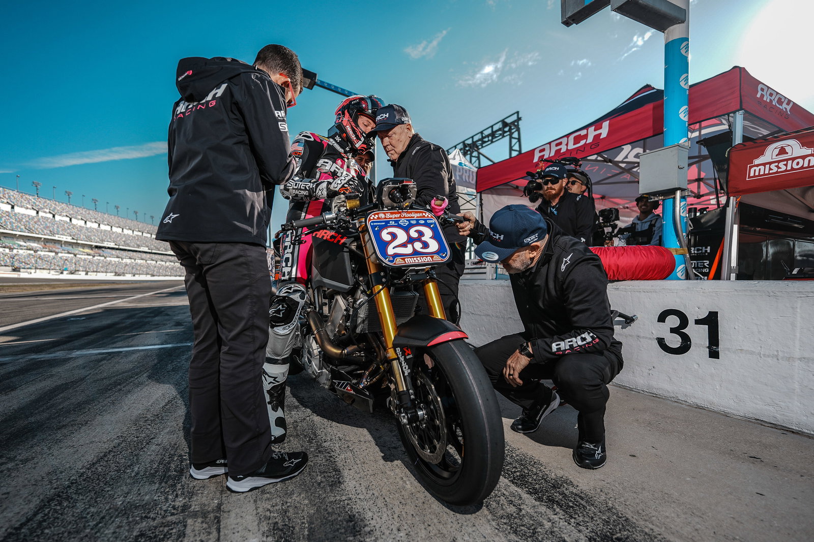 Arch Racing taking part in the MotoAmerica Super Hooligan Class