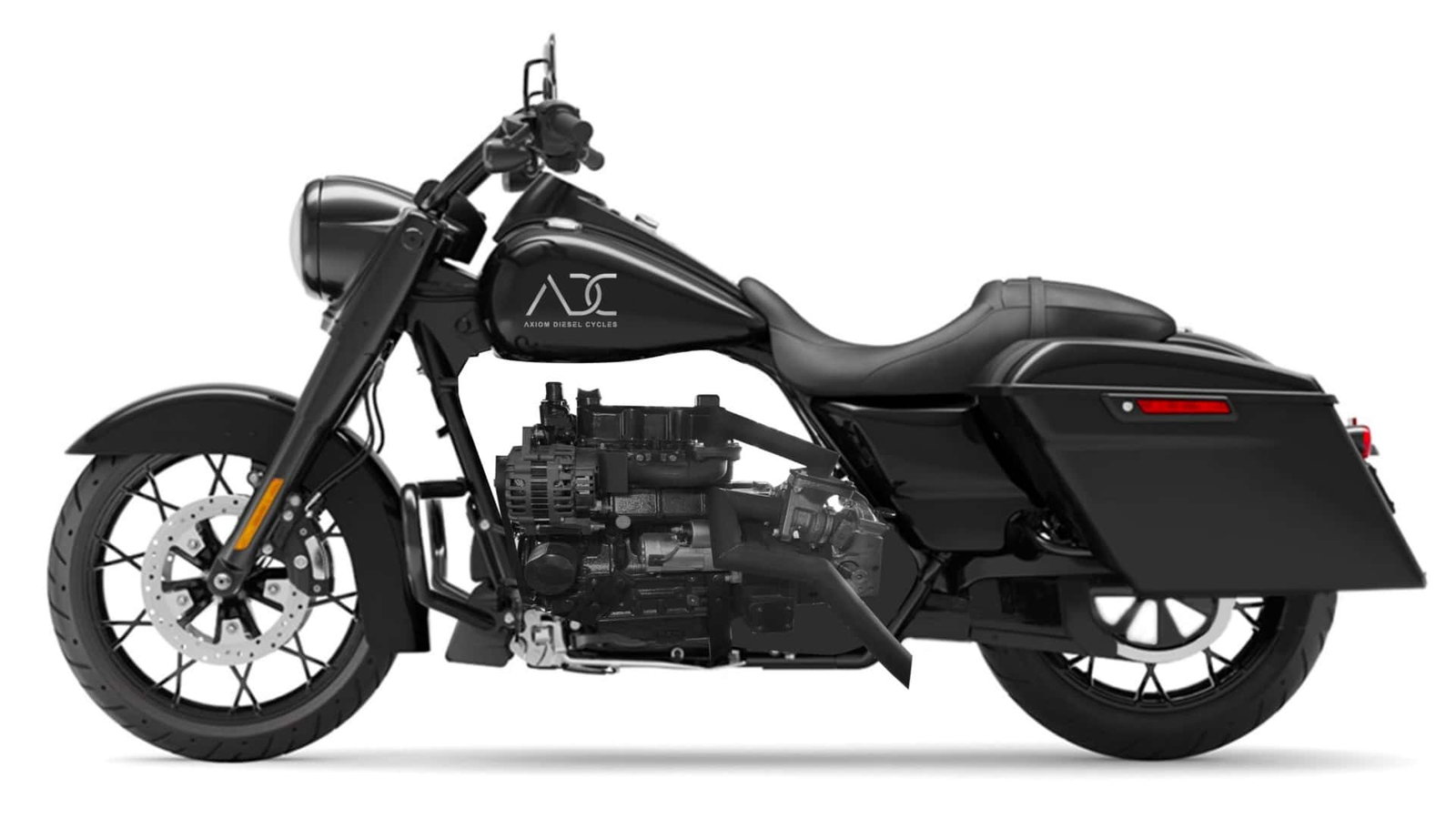 The Axiom diesel motorcycle 