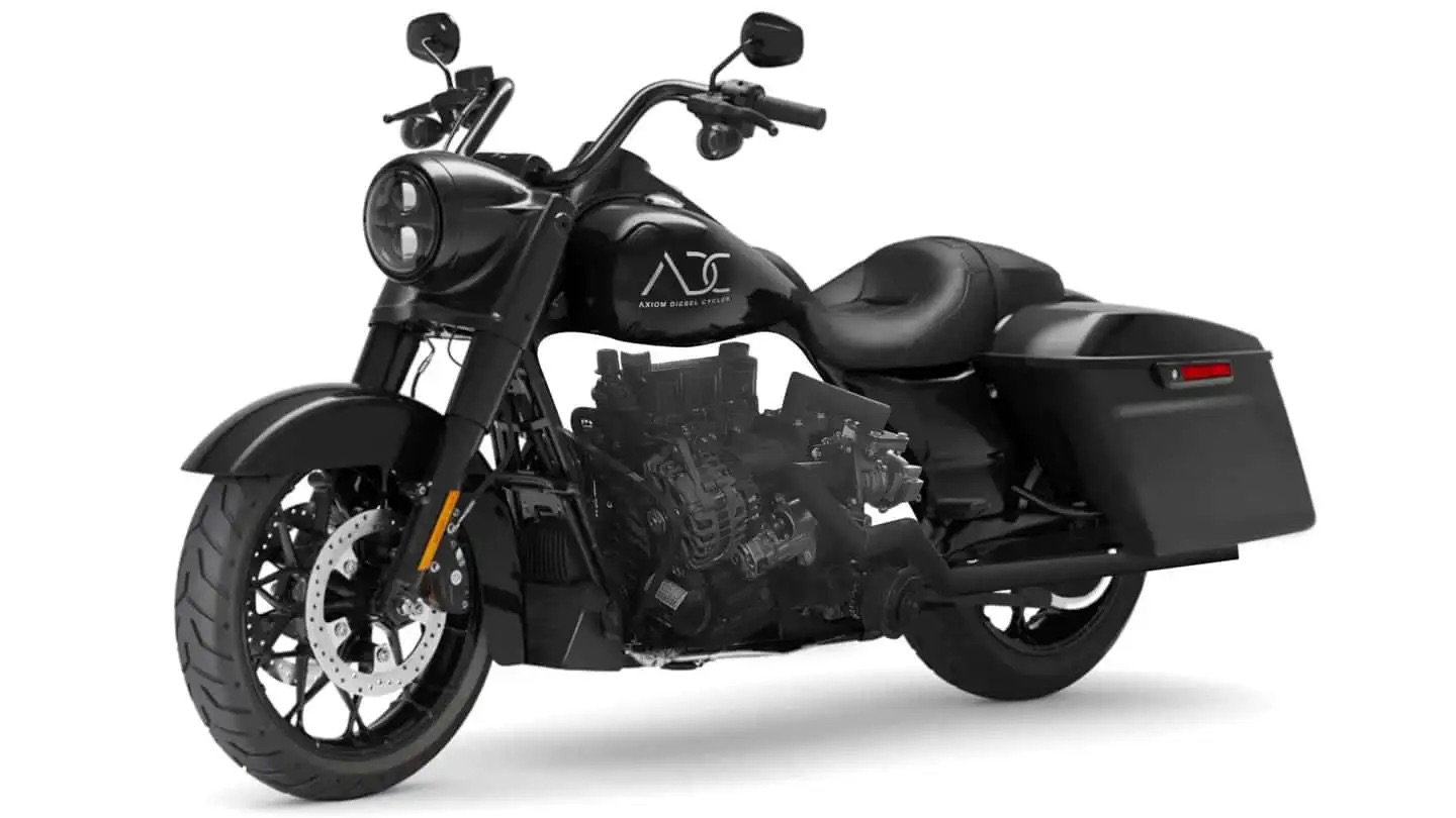 The Axiom diesel motorcycle 