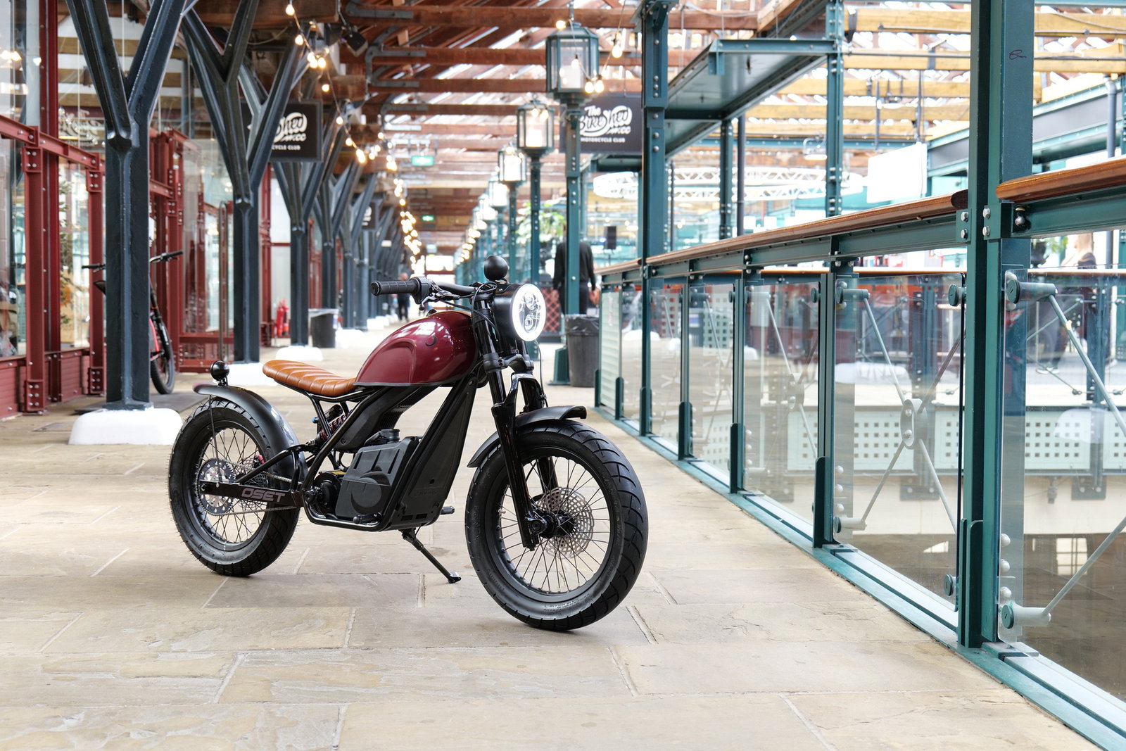 A Custom Oset Called The Bosset at Bike Shed Moto Show