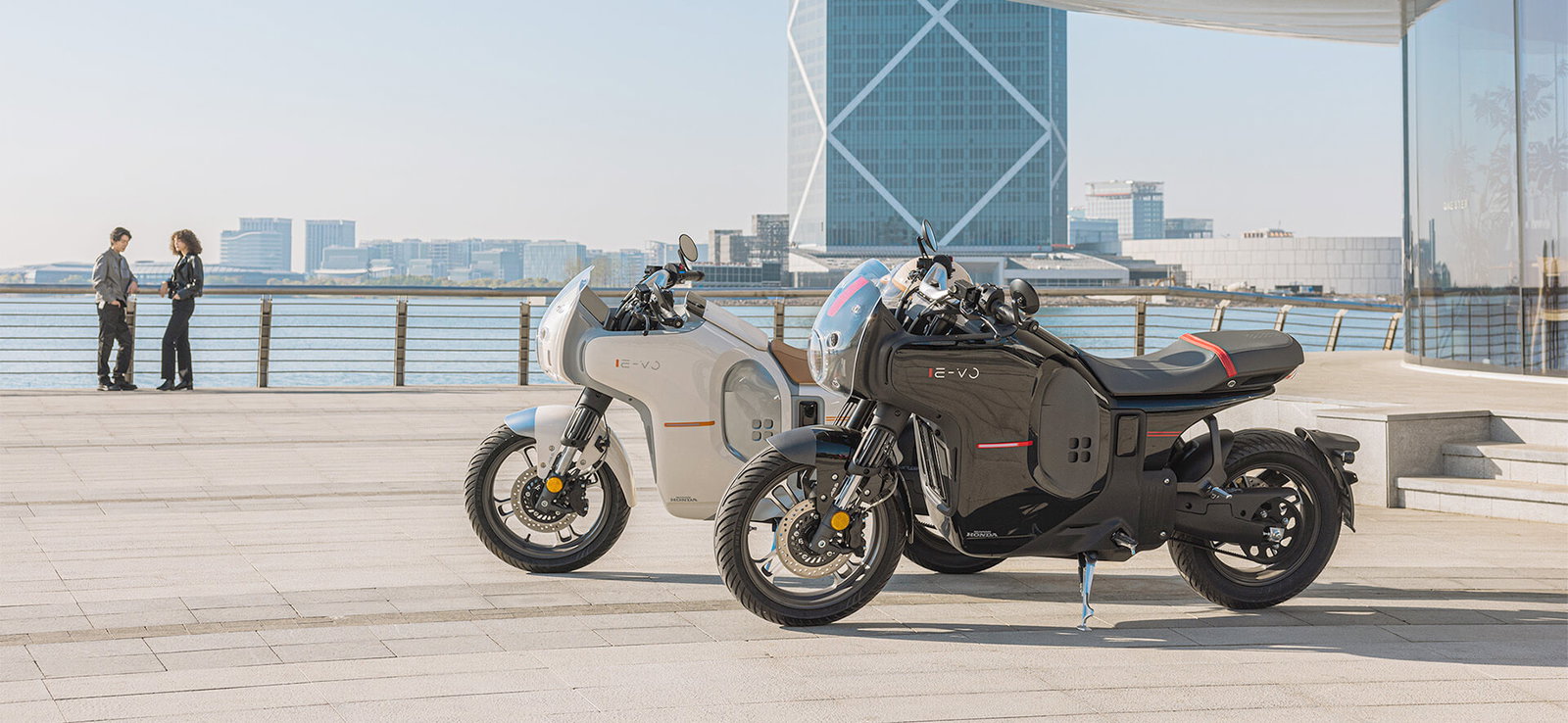 The new Honda E-VO electric cafe racer