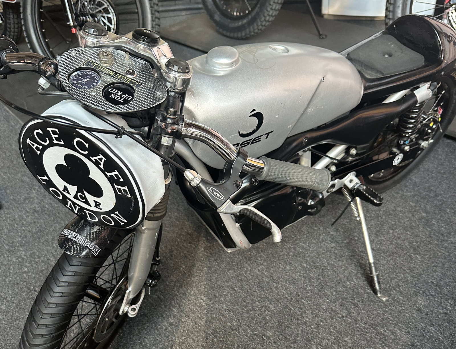 A Custom Oset Cafe Racer at Bike Shed Moto Show