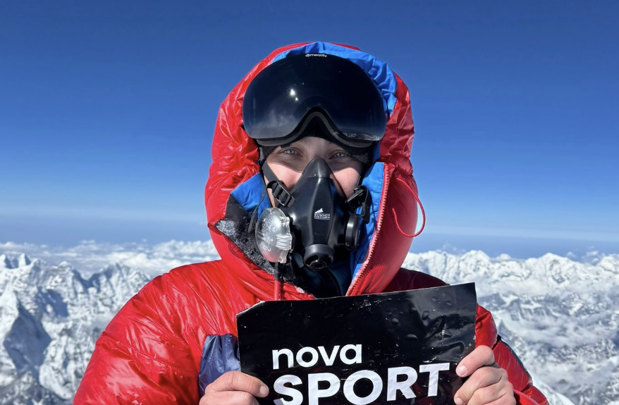 Karel Abraham scales the summit of Mount Everest