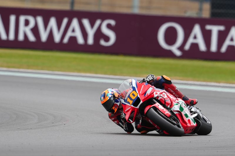 Luca Marini taking part in the British MotoGP round