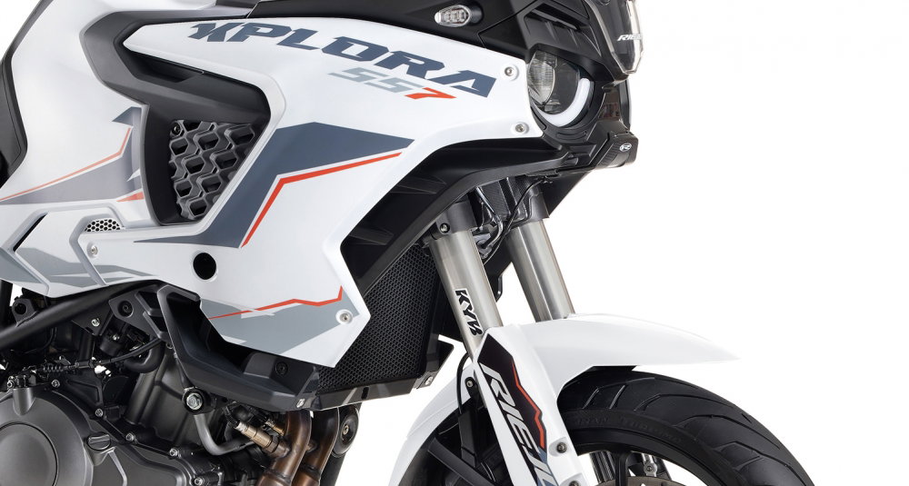 The Rieju Xplora 557 - detail