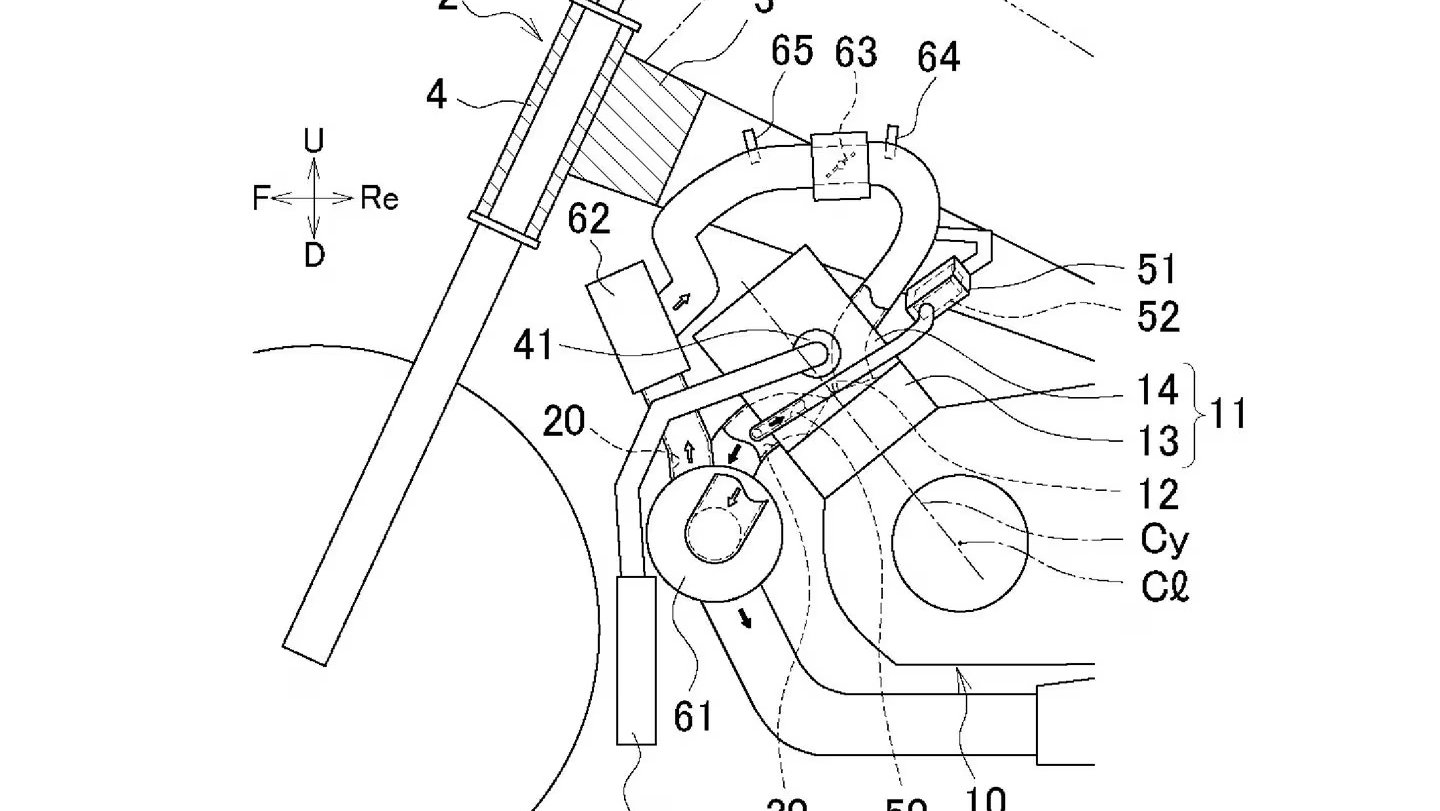 A Yamaha E-Turbo patent image