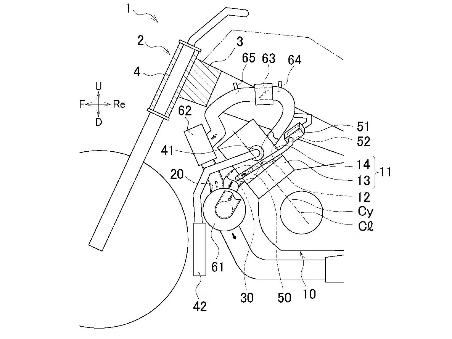 A Yamaha E-Turbo patent image