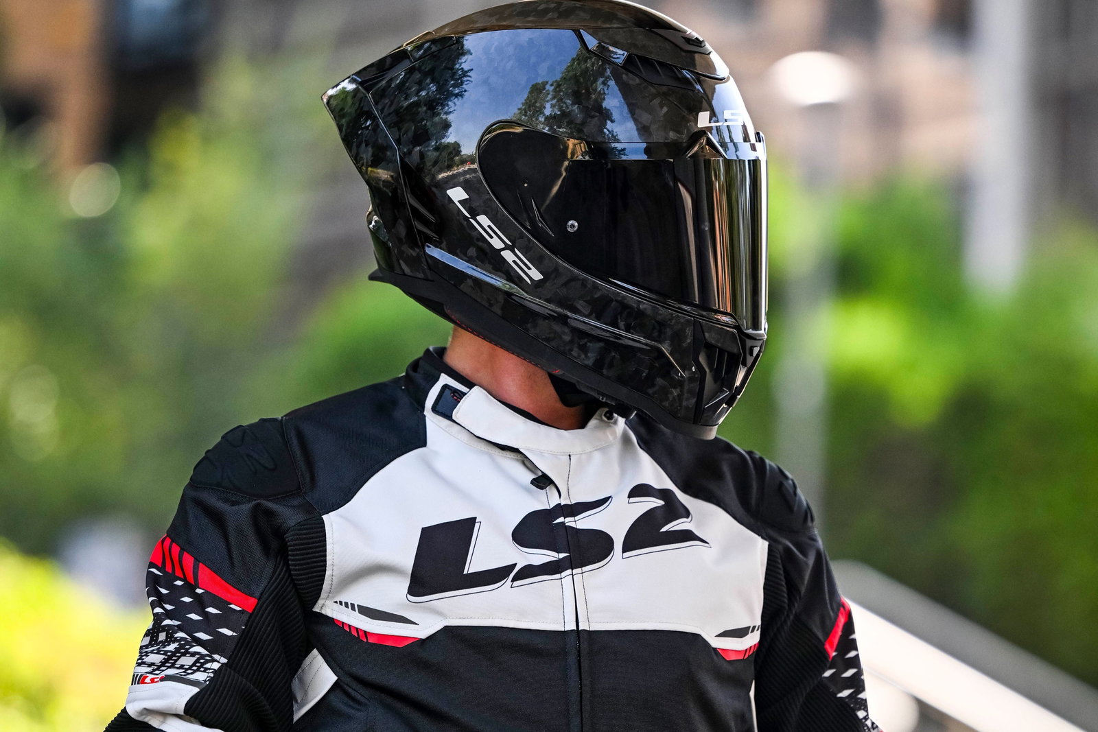 best white motorcycle helmet Phantom Full Face Helmet w/ Mesh Intercom Glossy White