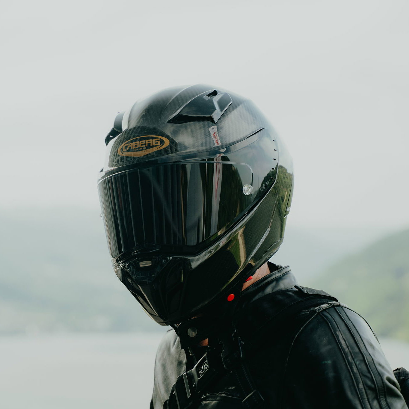 The Caberg GP01 FIM-Approved motorcycle helmet