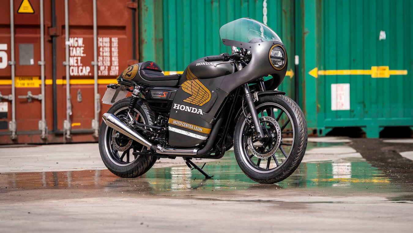 A custom Honda GB350S