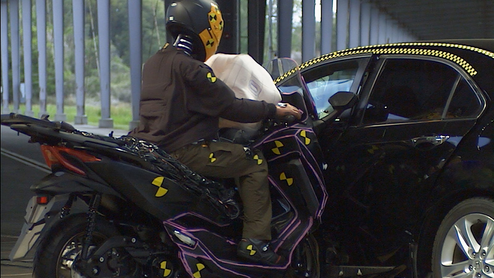Toyoda Gosei Develops Motorcycle Airbags