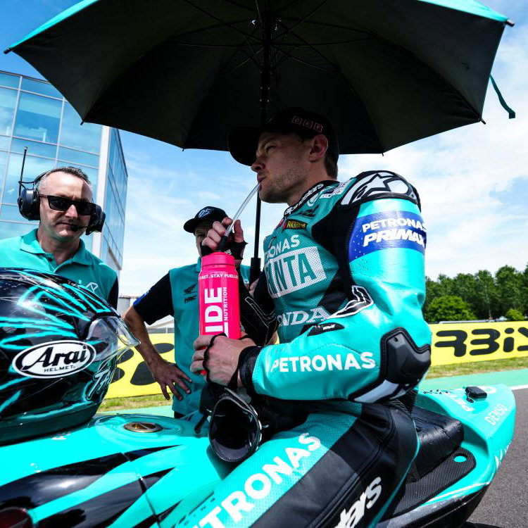 Tarran Mackenzie on the WorldSBK grid. Credit - Petronas MIE Racing Honda