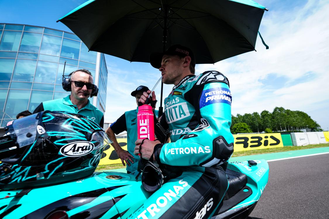 Tarran Mackenzie on the WorldSBK grid. Credit - Petronas MIE Racing Honda