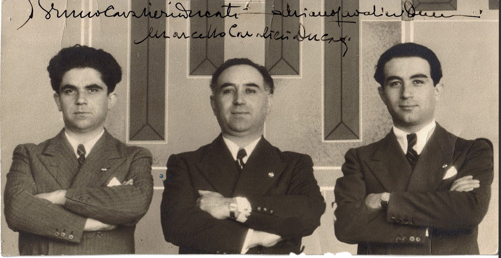 Adriano, Bruno, and Marcello Cavalieri Ducati