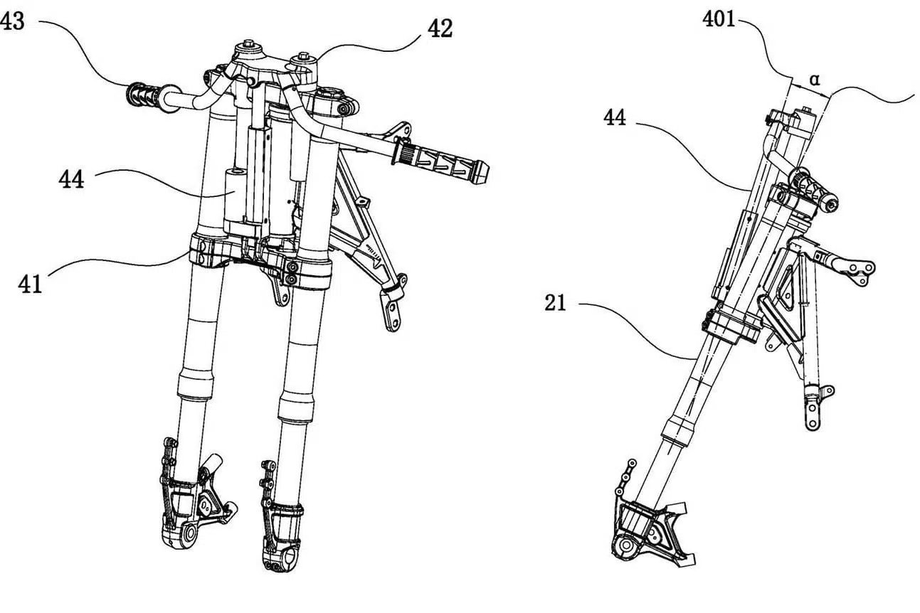 CFMoto adjustable handlebars patent