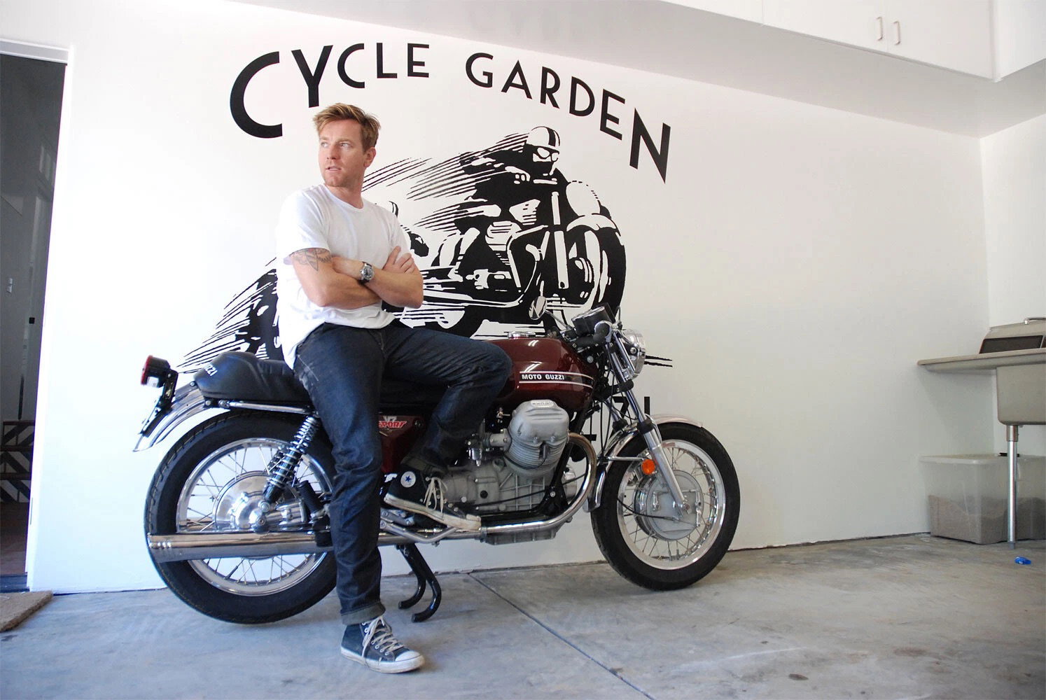 Ewan McGregor's Moto Guzzi V7 Sport is for sale