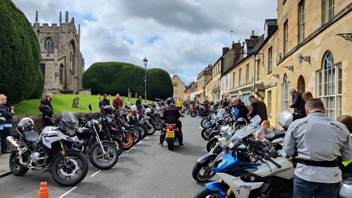 Bikers at the Calne Bike Meet. Credit - Calne Bike Meet