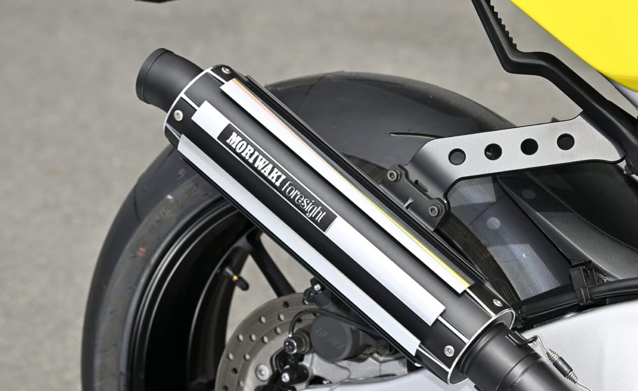 The Moriwaki Foresight exhaust