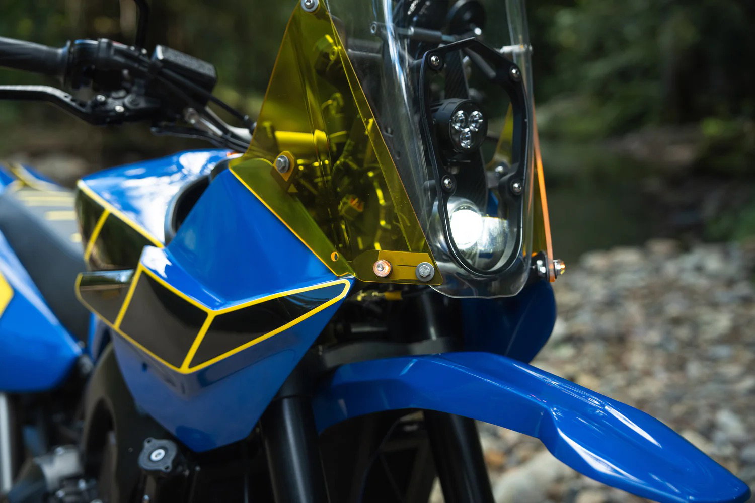 A custom-built Yamaha MT-09 T9 Tenere